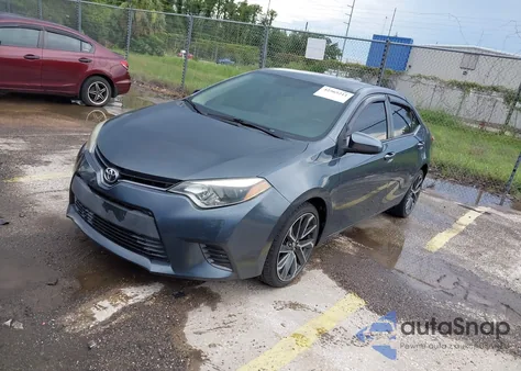 2015 Toyota Corolla Le из США, поврежденный, VIN 2T1BURHE4FC365751